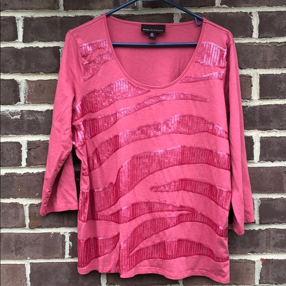 Dana Buchman sequin top - Picture 1 of 5